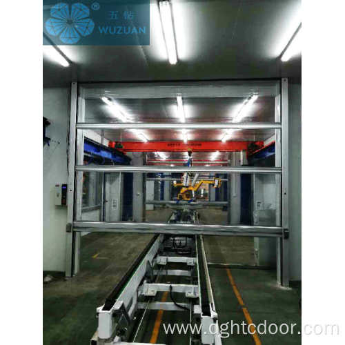 Customized fast rolling shutter door